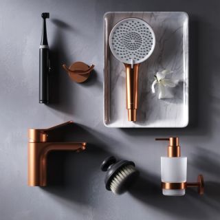 Смеситель для раковины AM.PM  X-Joy F85A02144 розовое золото